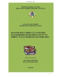 luận văn: SO SÁNH PHÁT TRIỂN CỦA NẤM MEN SACCHAROMYCES.SP PHÂN LẬP TỪ TỰ NHIÊN VÀ SACCHAROMYCES.CEREVISIA