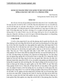 Báo cáo nghiên cứu khoa học: ĐÁNH GIÁ NHANH TIỀM NĂNG KINH TẾ MỘT SỐ SẢN PHẨM NÔNG-LÂM-NGƯ CHỦ YẾU CỦA TỈNH HÀ TĨNH