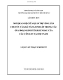 Luận văn Thạc sĩ Kinh tế: Mối quan hệ giữa quản trị vốn luân chuyển và khả năng sinh lời trong các chu kỳ kinh tế khác nhau của các công ty tại Việt Nam