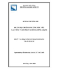 Luận văn Thạc sĩ Quản trị kinh doanh: Quản trị chuỗi cung ứng đầu vào tại Công ty cổ phần Xi măng Sông Gianh