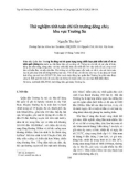 Báo cáo Thử nghiệm tính toán chi tiết trường dòng chảy khu vực Hoàng Sa