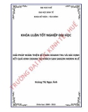 Khóa luận tốt nghiệp: Giải pháp hoàn thiện kế toán doanh thu và xác định kết quả kinh doanh tại khách sạn Saigon Morin Huế