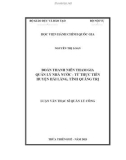 Luận văn Thạc sĩ Quản lý công: Đoàn Thanh niên tham gia quản lý nhà nước - từ thực tiễn huyện Hải Lăng, tỉnh Quảng Trị