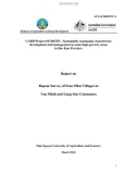 Hợp tác nghiên cứu dự án: Sustainable community-based forest development and management in some high-poverty areas in Bac Kan Province ( ATTACHMENT 11)