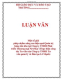 LUẬN VĂN: Một số giải pháp nhằm nâng cao hiệu quả Quản trị hàng tồn kho tại Công ty TNHH Phát triển Thương mại NewStar (Thực hiện công tác Tư vấn của Công ty TNHH Tư vấn