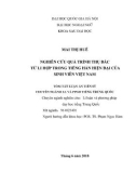 Tóm tắt luận văn Thạc sĩ: Nghiên cứu quá trình thụ đắc từ li hợp trong tiếng Hán hiện đại của sinh viên Việt Nam