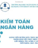 Tiểu luận: Kiểm toán ngân hàng