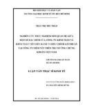 Luận văn Thạc sĩ Kinh tế: Nghiên cứu thực nghiệm mối quan hệ giữa một số đặc điểm của công ty kiểm toán và kiểm toán viên đến hành vi điều chỉnh lợi nhuận tại công ty niêm yết trên thị trường chứng khoán Việt Nam