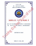 Khóa luận tốt nghiệp Tài chính Ngân hàng: Hoạt động cho vay tiêu dùng tại Ngân hàng thương mại cổ phần Đông Á – Chi nhánh Huế