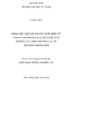 Luận văn Thạc sĩ Vật lý: Khảo sát mật độ trạng thái điện tử trong graphane hai lớp dưới ảnh hưởng của điện trường và từ trường không đổi