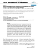 Báo cáo khoa học: Canine atopic dermatitis: validation of recorded diagnosis against practice records in 335 insured Swedish dogs