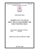 Tóm tắt Luận án tiến sĩ Y học: Nghiên cứu ứng dụng phẫu thuật nội soi điều trị chấn thương thận