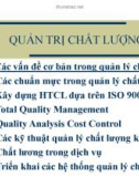 Báo cáo: Quản trị chất lượng