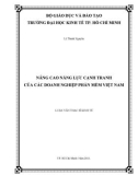 Luận văn Thạc sĩ Kinh tế: Nâng cao năng lực cạnh tranh của các doanh nghiệp phần mềm Việt Nam