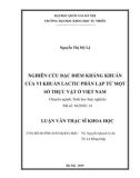 Luận văn Thạc sĩ Khoa học: Nghiên cứu đặc điểm kháng khuẩn của vi khuẩn lactic phân lập từ một số thực vật ở Việt Nam