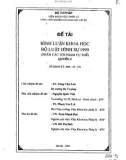 Công trình nghiên cứu khoa học cấp Bộ: Bình luận khoa học Bộ Luật Hình sự 1999 (Phần các tội phạm cụ thể) - Quyển 2