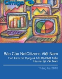 Báo cáo NetCitizens Việt Nam: Tình hình sử dụng và tốc độ phát triển Internet tại Việt Nam