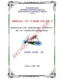 Khóa luận tốt nghiệp: Đánh giá hiệu quả kinh doanh của công ty cổ phần Viễn thông FPT chi nhánh Huế