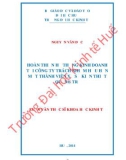 Luận văn Thạc sĩ Khoa học kinh tế: Hoàn thiện hệ thống kinh doanh tại Công ty trách nhiệm hữu hạn một thành viên xổ số kiến thiết Quảng Trị