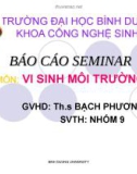 Báo cáo: Công nghệ sản xuất thuốc trừ sâu sinh học