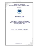 Luận văn Thạc sĩ Kinh tế: Tác động của dòng vốn FDI đến cán cân thương mại của Việt Nam giai đoạn 1992 - 2010