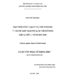 Luận văn Thạc sĩ Khoa học: Hoàn thiện công tác đào tạo cán bộ công chức tại Cục hải quan thành phố Hà Nội theo hệ thống quản lý chất lượng ISO 9001: 2008