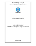 Luận văn Thạc sĩ ngành Quản trị kinh doanh: Trách nhiệm xã hội đối với khách hàng của VNPT Hải Phòng