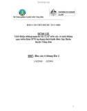 Báo cáo dự án nông nghiệp: Giới thiệu những nguyên tắc GAP trên cây có múi thông qua triển khai IPM áp dụng dưới hình thức lớp Huấn luyện Nông dân (MS7)