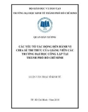 Luận văn Thạc sĩ Kinh tế: Các yếu tố tác động đến hành vi chia sẻ tri thức của giảng viên các trường đại học công lập tại Thành phố Hồ Chí Minh