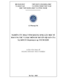 Luận văn Thạc sĩ Sinh học: Nghiên cứu hoạt tính kháng sinh, gây độc tế bào ung thư và đặc điểm di truyền hệ gen của xạ khuẩn Streptomyces sp. VCCM 22255