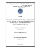 Luận văn Thạc sĩ Sinh học: Đa dạng thành phần loài và mối quan hệ di truyền giữa các loài rết thuộc giống Otostigmus porat, 1876 (Xhilopoda: Scolopendromorpha: Scolopendridae) ở Việt Nam