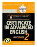 Ebook Cambridge Certificate in Advanced English 2 with answer - Cambridge University Press