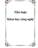 Tiểu luận Khoa học công nghệ