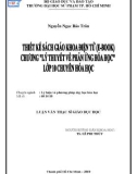 Luận văn Thạc sĩ Giáo dục học: Thiết kế sách giáo khoa điện tử (E-book) chương Lý thuyết về phản ứng hóa học lớp 10 chuyên Hóa học