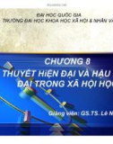 Thuyết trình: Thuyết hiện đại và hậu hiện đại trong xã hội học