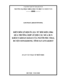 Luận văn Thạc sĩ Nhân học: Biến đổi lễ hội ở Lào - Từ đổi mới (1986) qua trường hợp lễ hội cầu mùa Bun Khoun khoan khao của người Phu Thai, huyện Songkhone, tỉnh Savannakhet