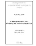 Luận văn Thạc sĩ Triết học: Sự hình thành và phát triển của Mỹ học Mác xít ở Việt Nam hiện nay