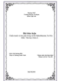 Tiểu luận: Chiến tranh và tôn giáo trong sử thi Mahabharata