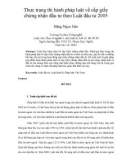 Tóm tắt Luận văn Thạc sĩ Luật học: Thực trạng thi hành pháp luật về cấp giấy chứng nhận đầu tư theo Luật đầu tư 2005