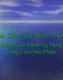 Đề tài: Các Loại Mực In Offset Đặc Điểm-Cấu Tạo-Ứng Dụng Cho Từng Loại Sản Phẩm