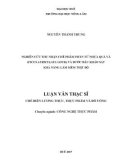 Luận văn Thạc sĩ Công nghệ thực phẩm: Nghiên cứu thu nhận chế phẩm ficin từ nhựa quả vả (ficus auriculata Lour) và bước đầu khảo sát khả năng làm mềm thịt bò