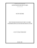 Luận văn Thạc sĩ Khoa học: Phân tích một số thuốc bảo vệ thực vật nhóm pyrethroid trong rau bằng phương pháp sắc ký khí