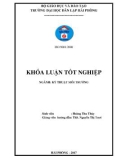 Đồ án tốt nghiệp ngành Kỹ thuật môi trường: Tính toán thiết kế hệ thống xử lý nước thải sinh hoạt nhà máy May Hưng Nhân thành phố Thái Bình