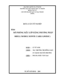 Khóa luận tốt nghiệp: Mô phỏng mẫu lớp bằng phương pháp Shell model monte carlo (SMMC)