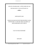 Luận văn Thạc sĩ Sinh học: Đánh giá đa dạng di truyền một số giống lạc địa phương phục vụ chọn tạo giống lạc kháng bệnh héo xanh vi khuẩn