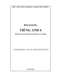 Bài giảng Tiếng Anh 4: Phần 2