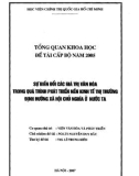 Tổng quan khoa học đề tài cấp bộ năm 2005: Sự biến đổi các giá trị văn hóa trong quá trình phát triển nền kinh tế thị trường định hướng xã hội chủ nghĩa ở nước ta