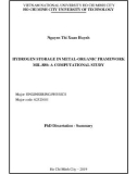 Summary of PhD Dissertation: Hydrogen storage in metal organic framework mil 88S: A computational study