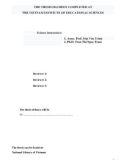 Summary of Doctoral Thesis on Educational Sciences: Management of public services in Hanoi public kindergartens from a quality assurance approach