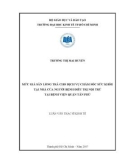 Luận văn Thạc sĩ Kinh tế: Mức giá sẵn lòng trả cho dịch vụ chăm sóc sức khỏe tại nhà của người bệnh điều trị nội trú tại Bệnh viện quận Tân Phú